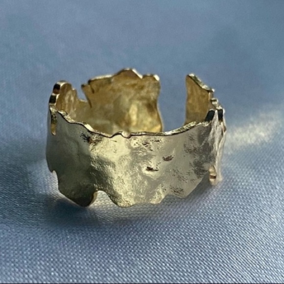 🎉HP🎉Last one Estrella & Luna 18K Gold leaf boho ring - Picture 4 of 9